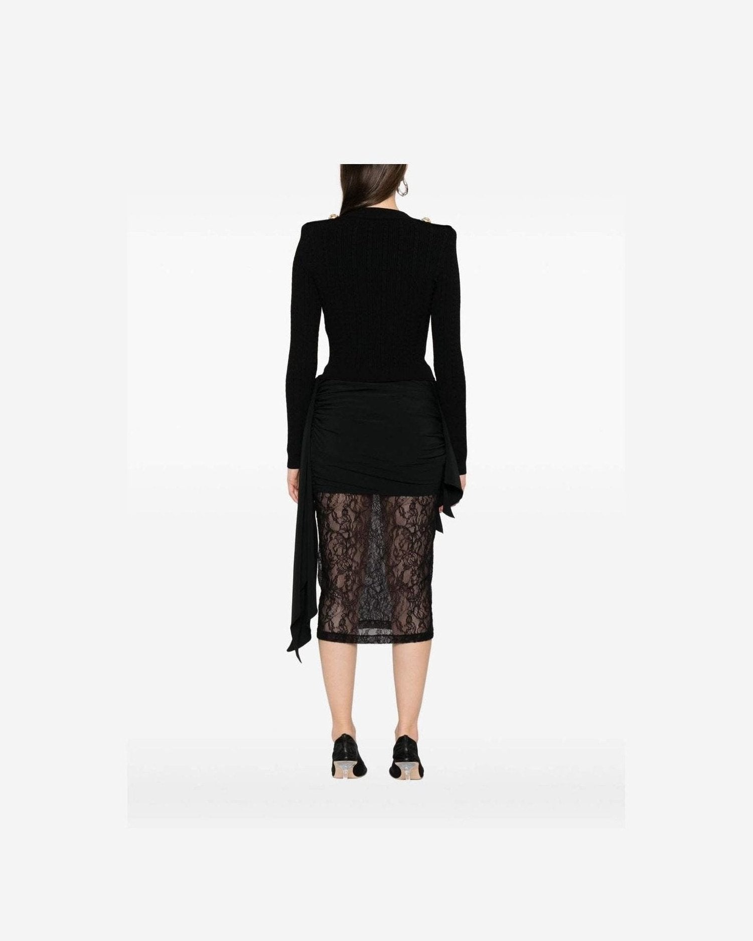 Balmain Knitted Cardigan Glam Steals