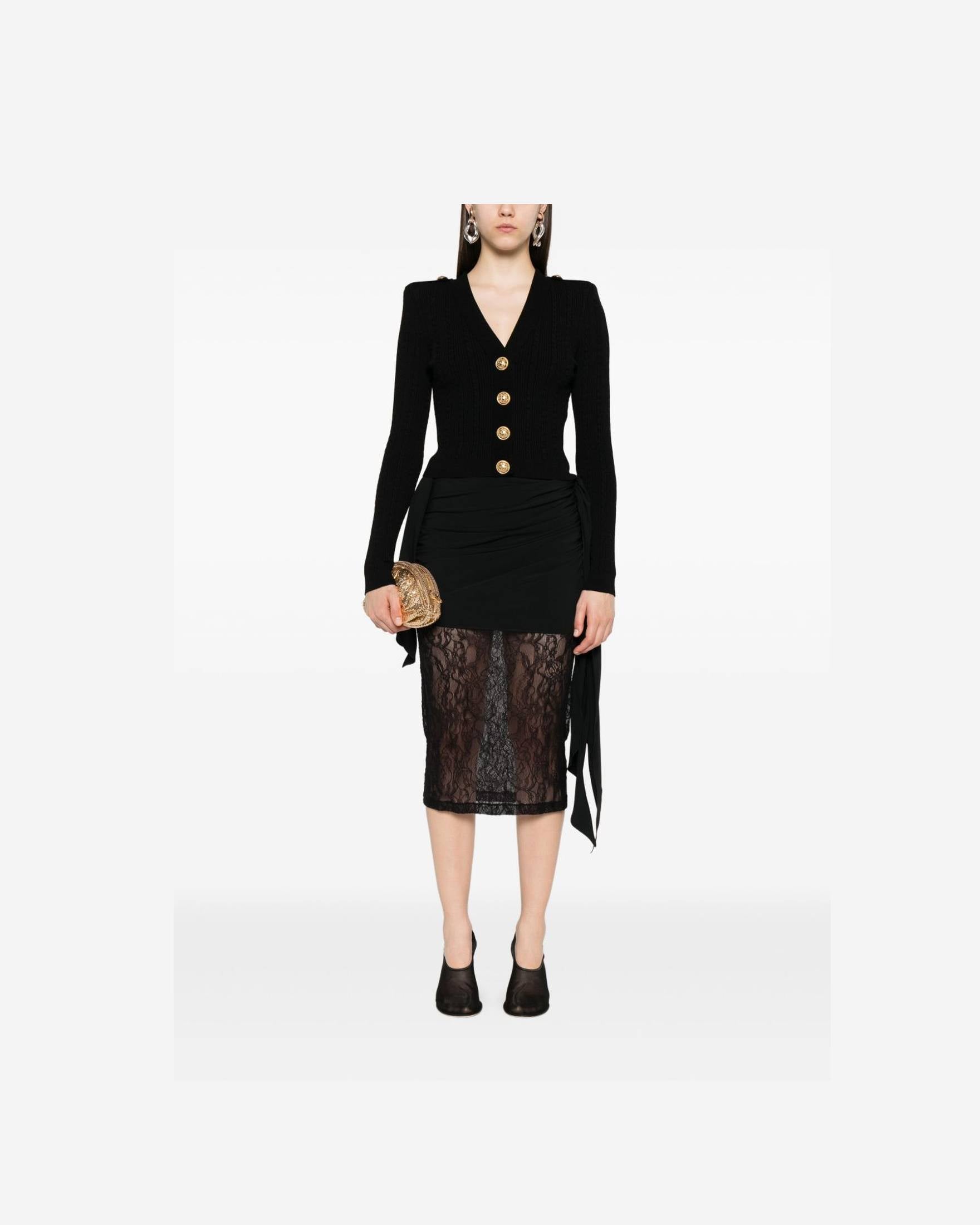 Balmain Knitted Cardigan Glam Steals