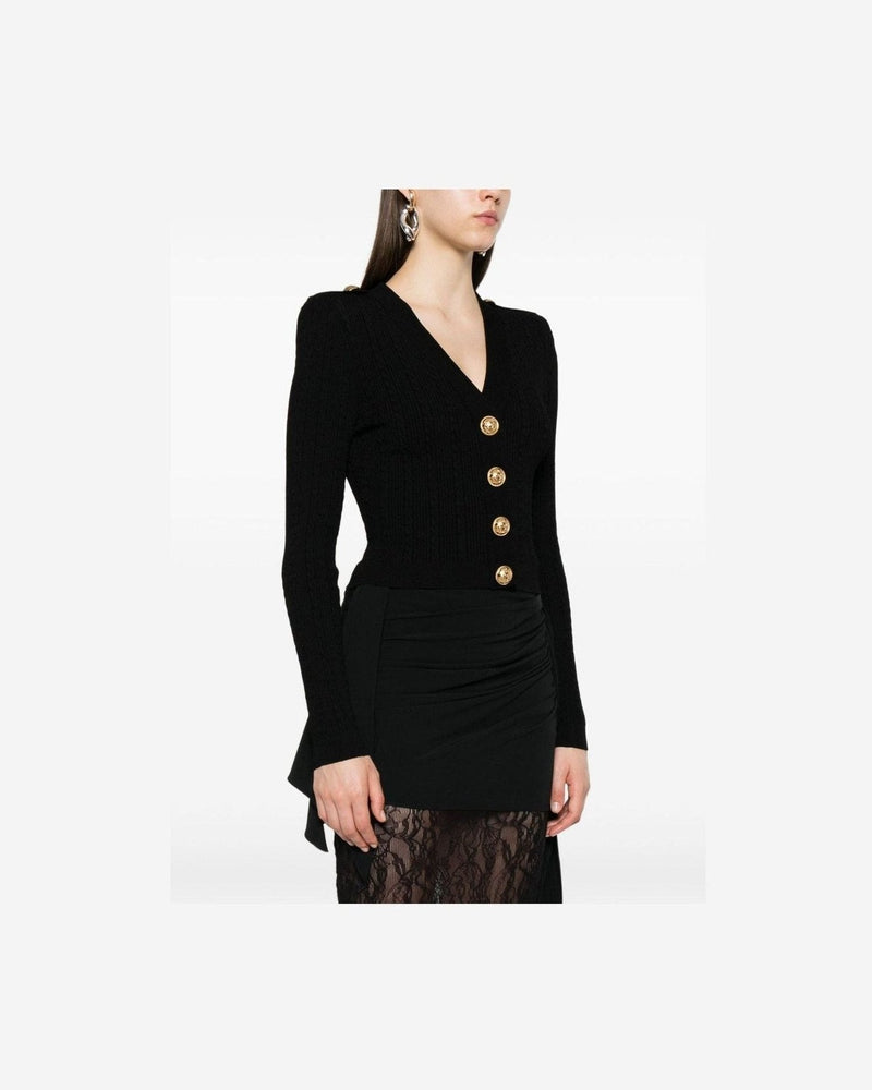 Balmain Knitted Cardigan Glam Steals