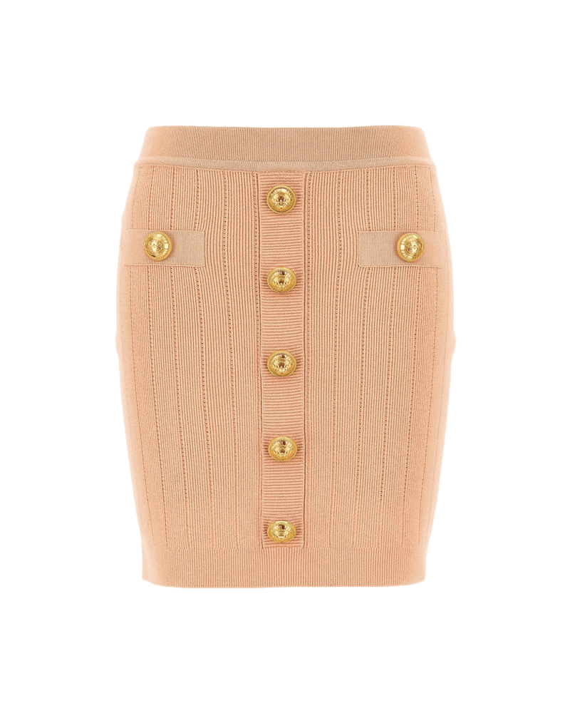 Balmain Knitted Mini Skirt Glam Steals
