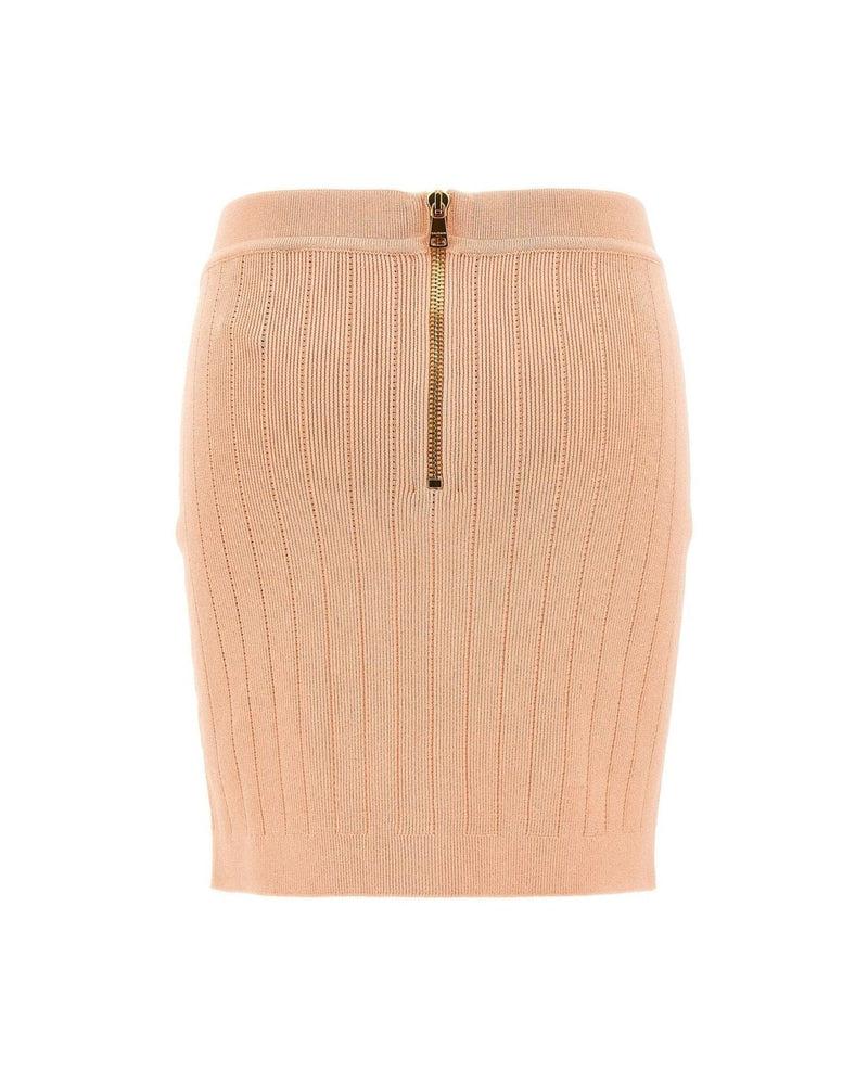 Balmain Knitted Mini Skirt Glam Steals
