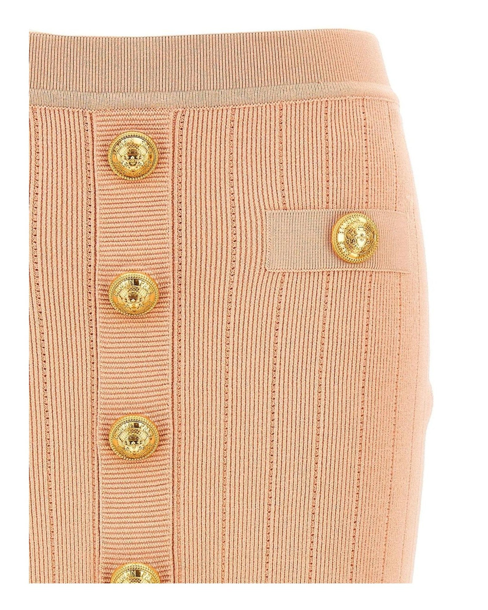 Balmain Knitted Mini Skirt Glam Steals