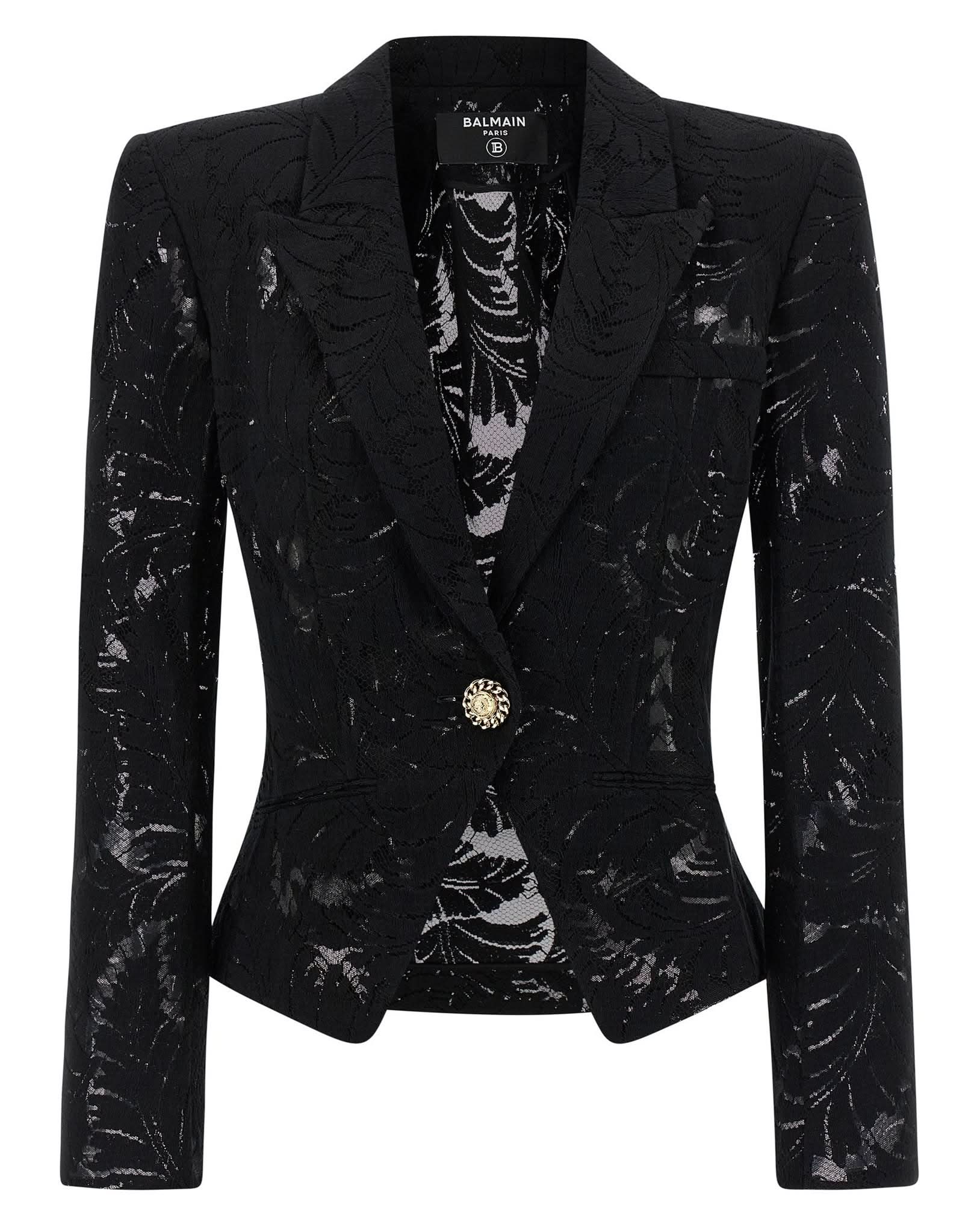 Balmain Lace Blazer Glam Steals