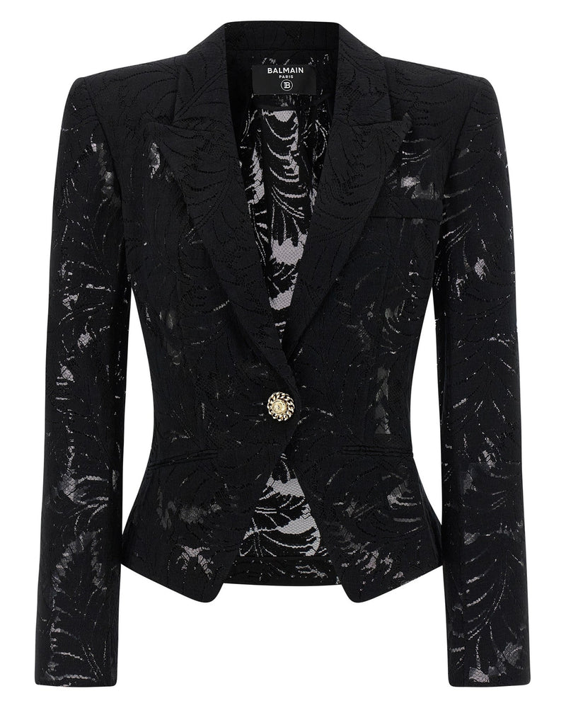 Balmain Lace Blazer Glam Steals