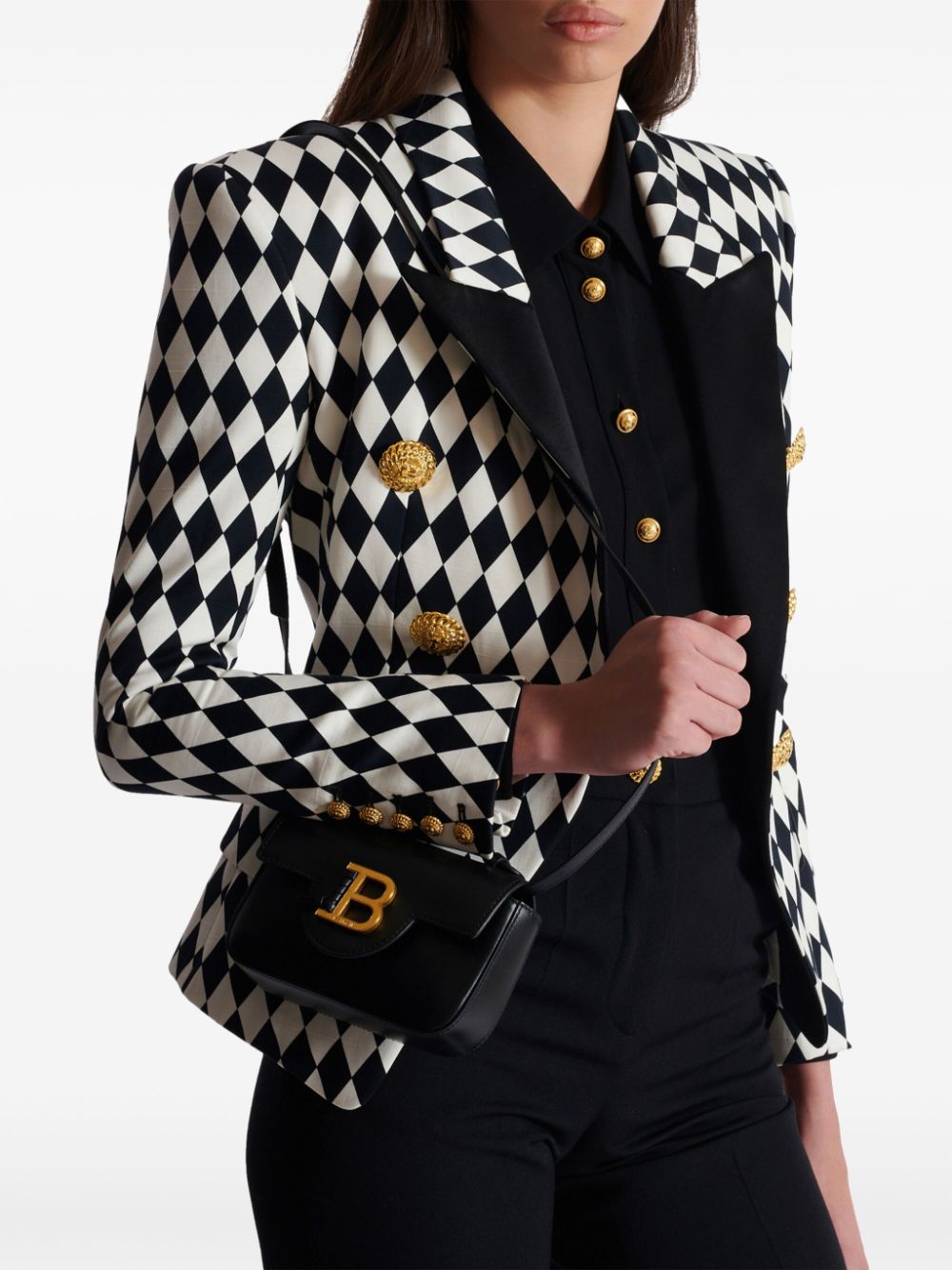 Balmain Leather B Buzz Mini Bag Glam Steals