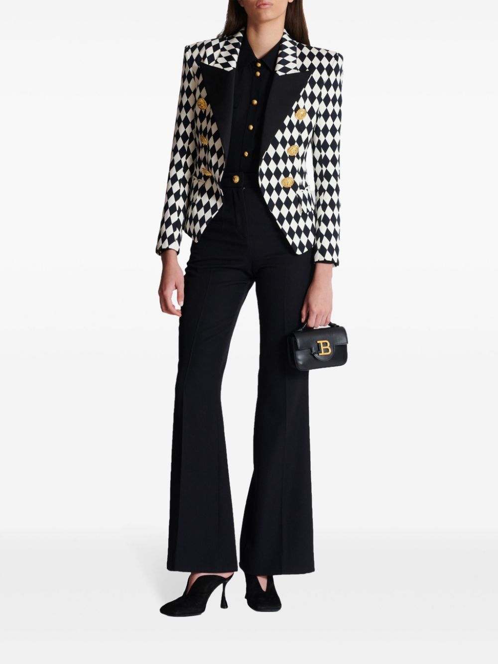 Balmain Leather B Buzz Mini Bag Glam Steals