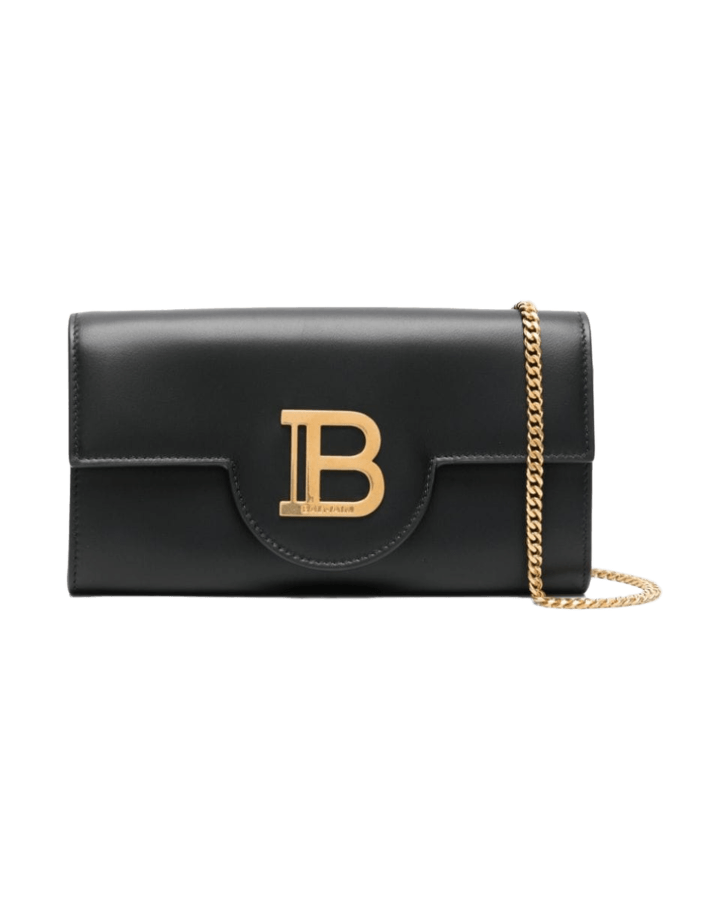 Balmain Leather Logo Plaque Crossbody Bag Glam Steals