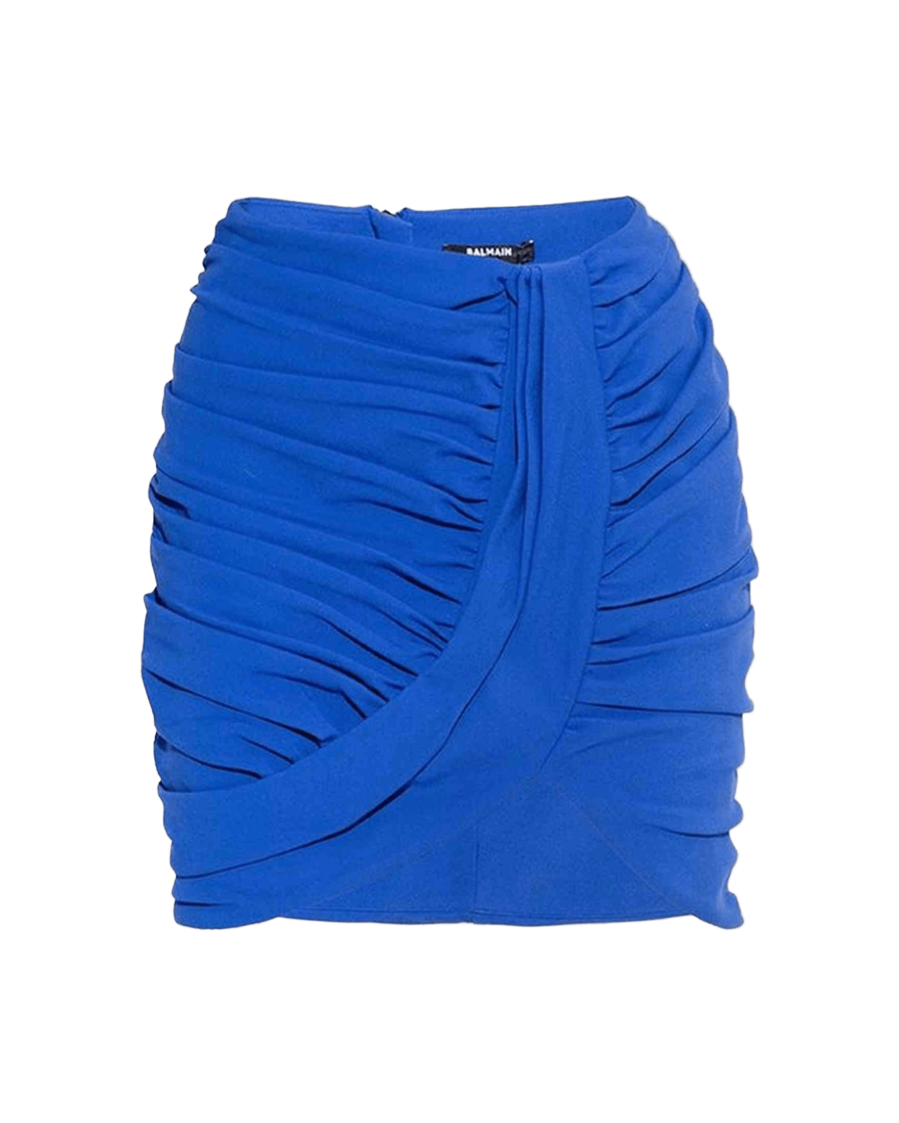 Balmain Mini Draped Skirt Glam Steals