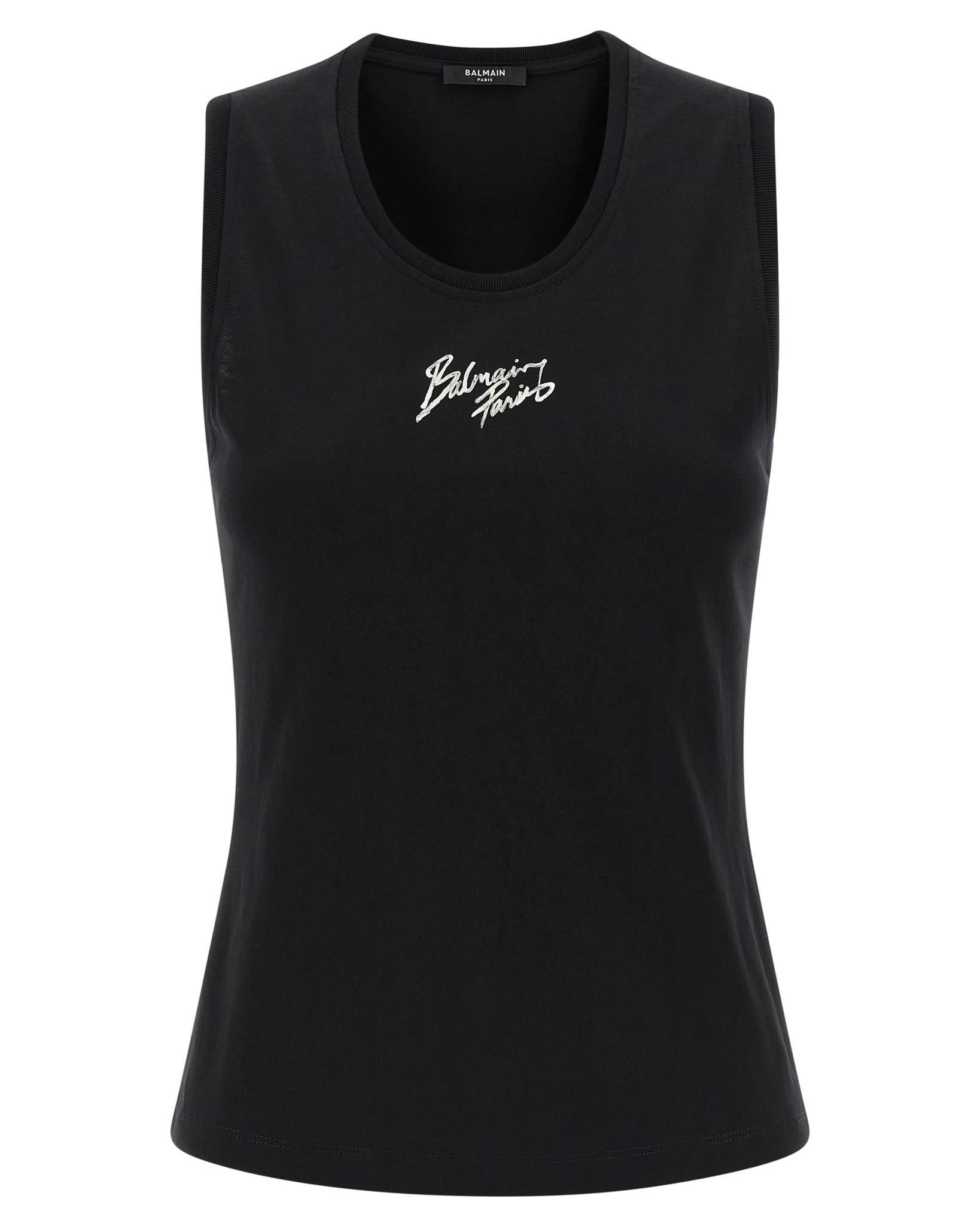 Balmain Paris Print Top Glam Steals