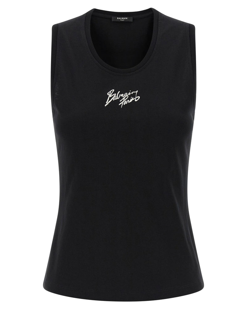 Balmain Paris Print Top Glam Steals