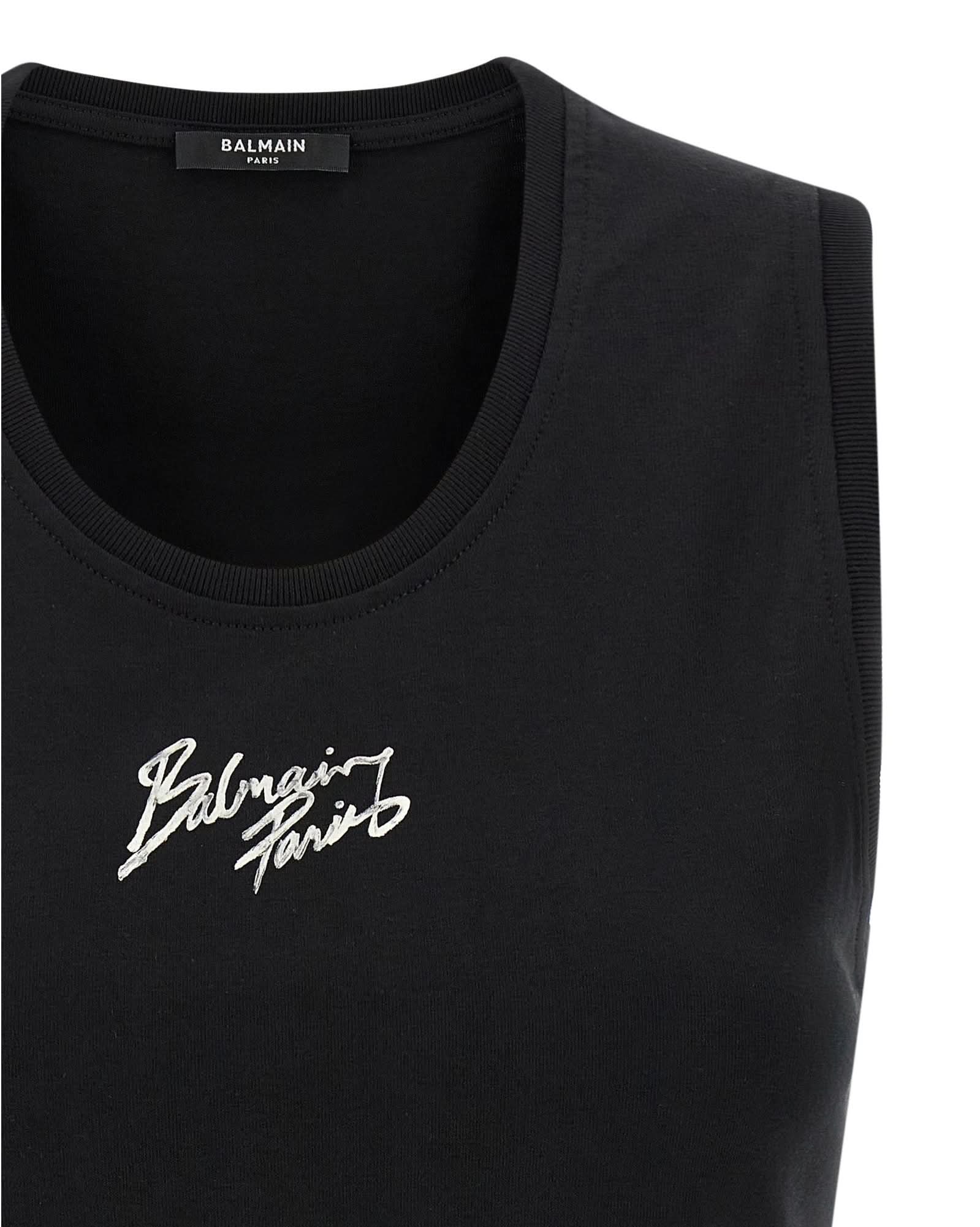 Balmain Paris Print Top Glam Steals