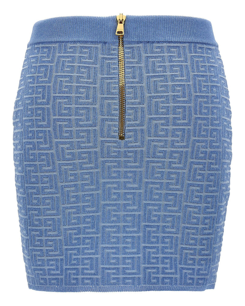 Balmain Pb Mini Skirt Glam Steals