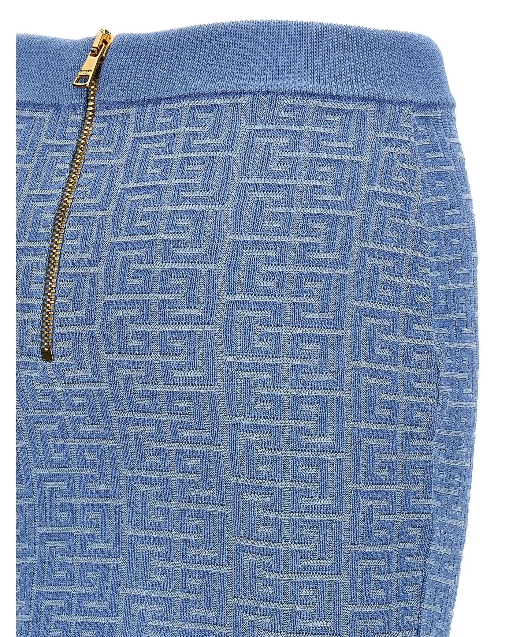 Balmain Pb Mini Skirt Glam Steals
