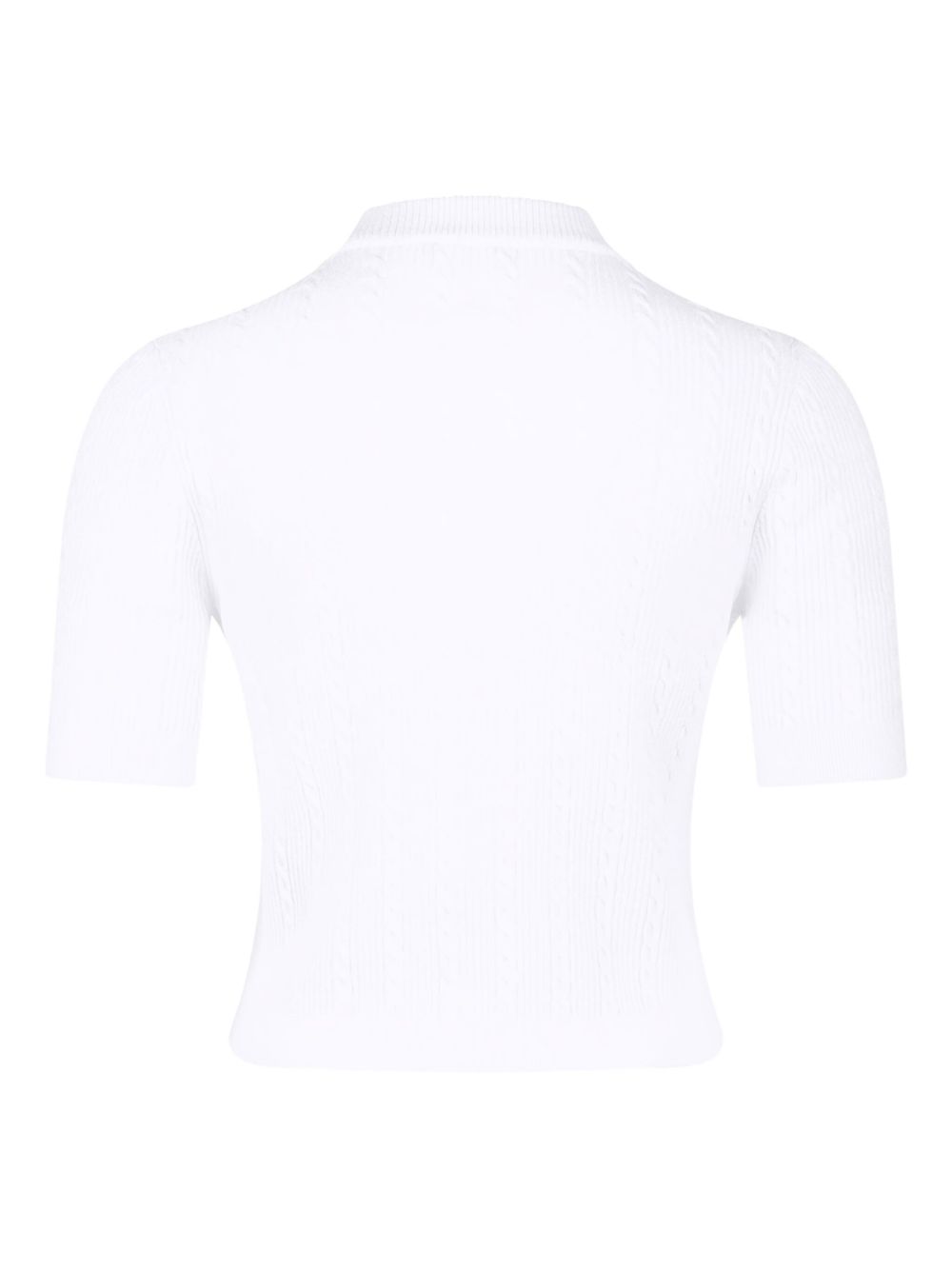 Balmain Ribbed Buttoned Top Glam Steals