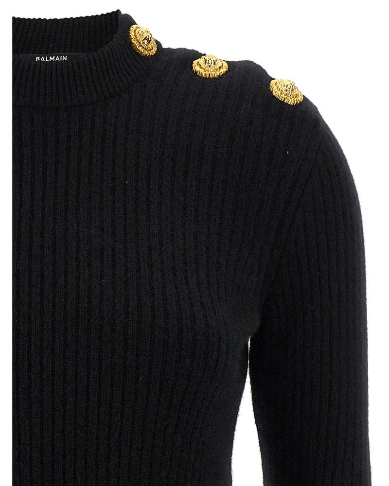 Balmain Ribbed Sweater Glam Steals