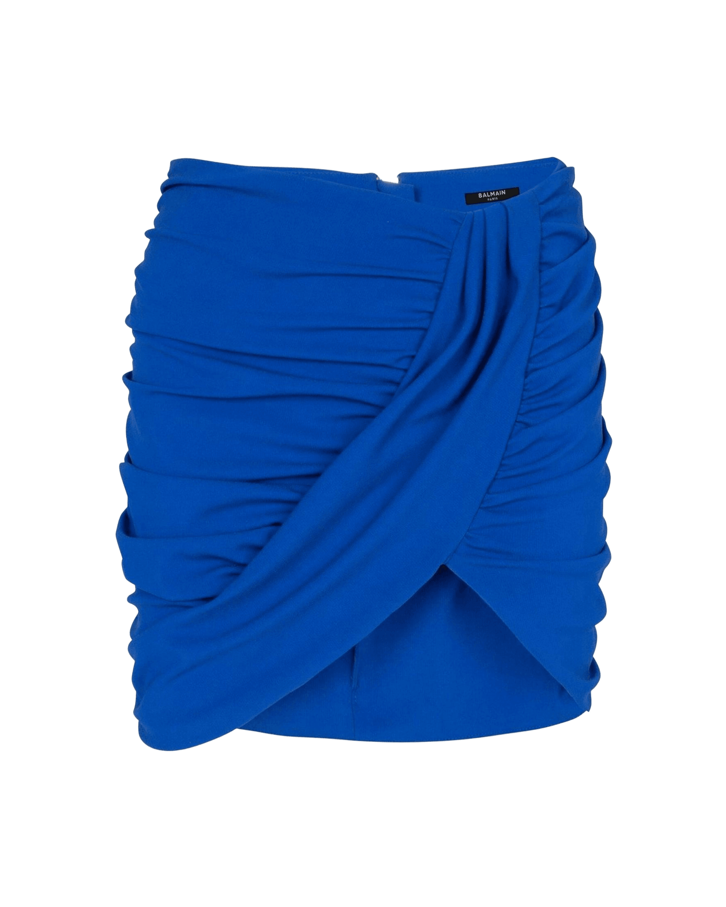 Balmain Ruched Mini Skirt Glam Steals