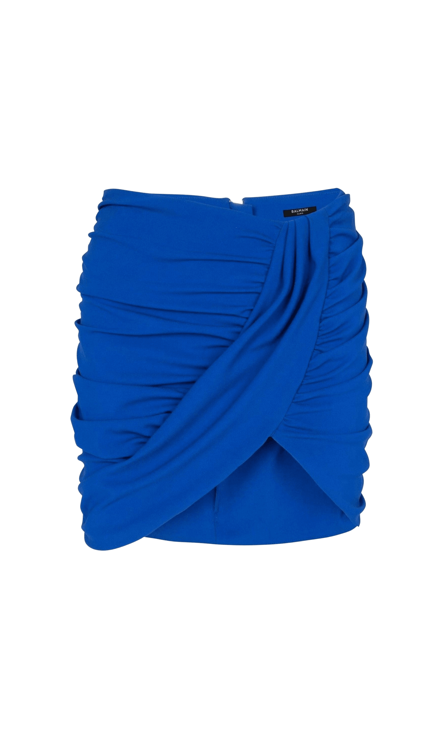 Balmain Ruched Mini Skirt Glam Steals