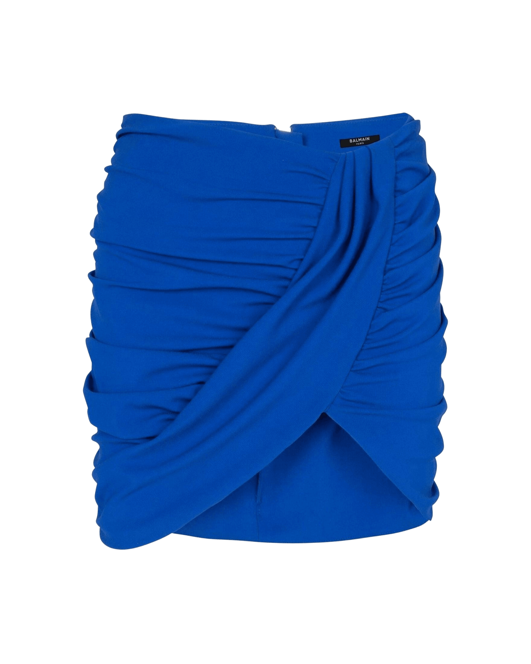 Balmain Ruched Mini Skirt Glam Steals