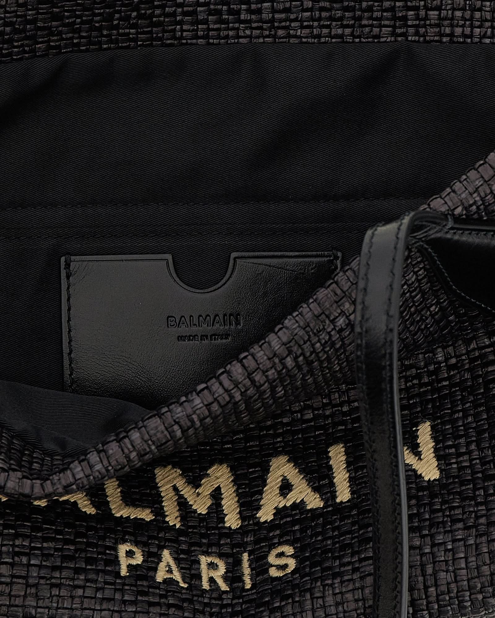 Balmain Shooping Track Small Rafia Glam Steals