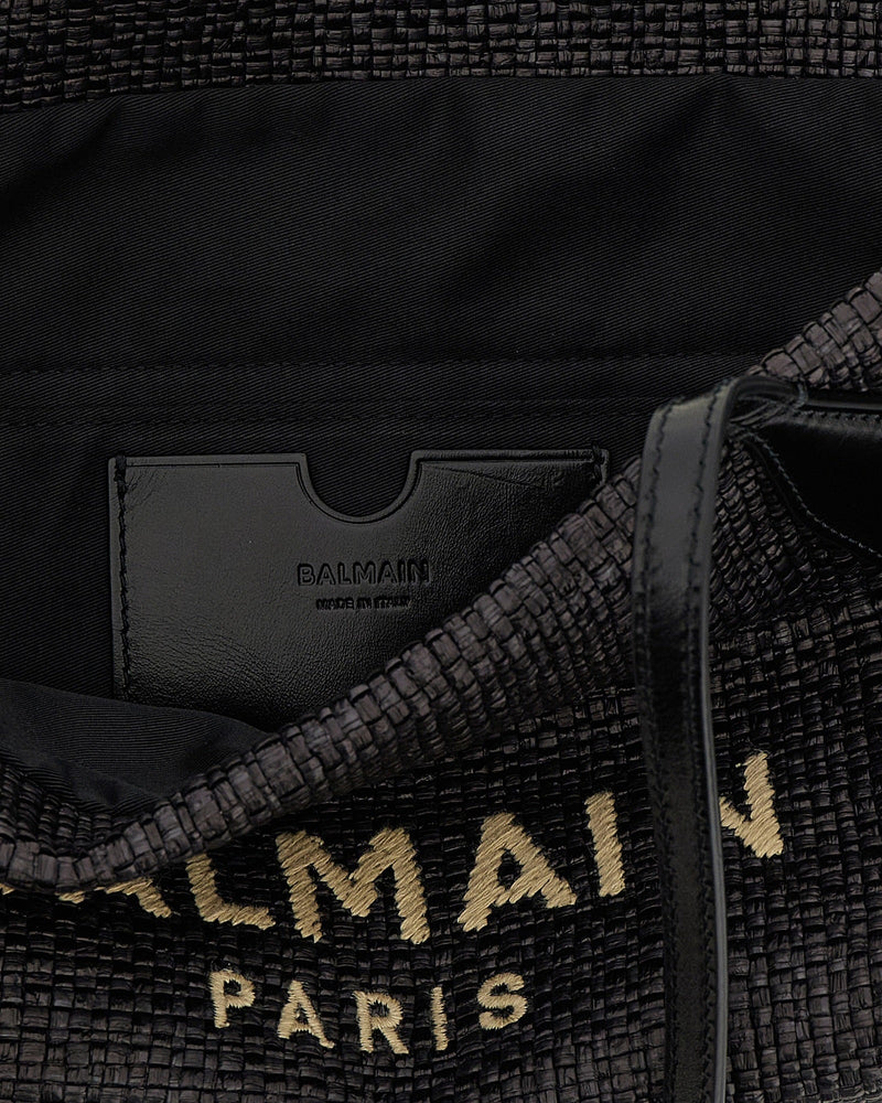 Balmain Shooping Track Small Rafia Glam Steals