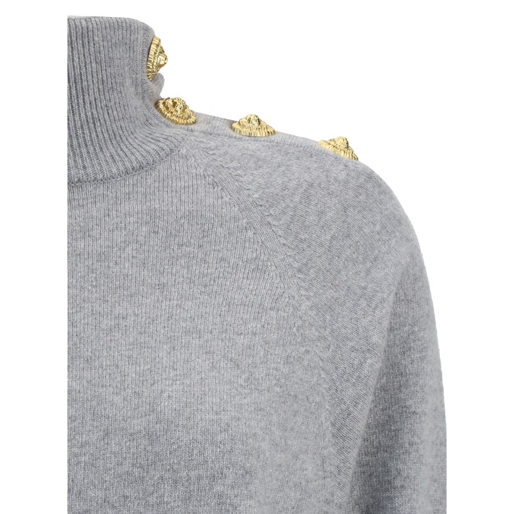 Balmain Short Cashmere Sweater Dress Glam Steals