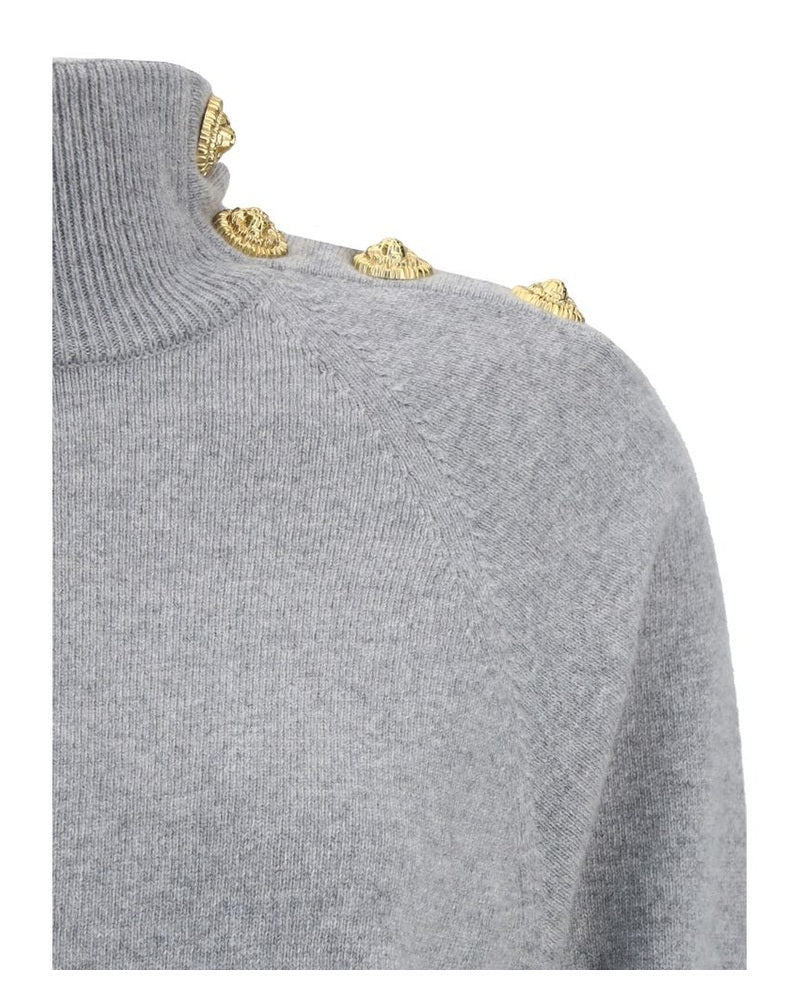 Balmain Short Cashmere Sweater Dress Glam Steals