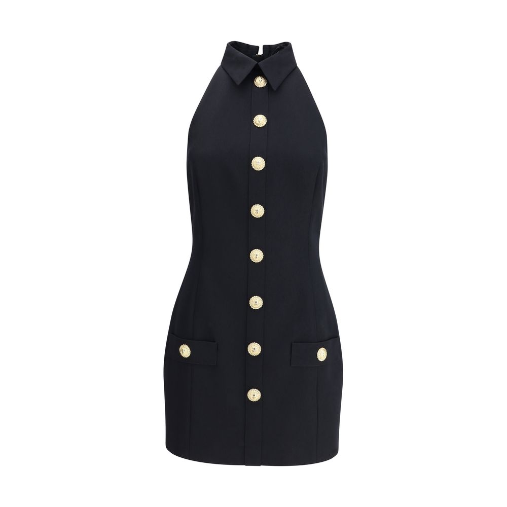 Balmain Sleeveless Short Dress Glam Steals