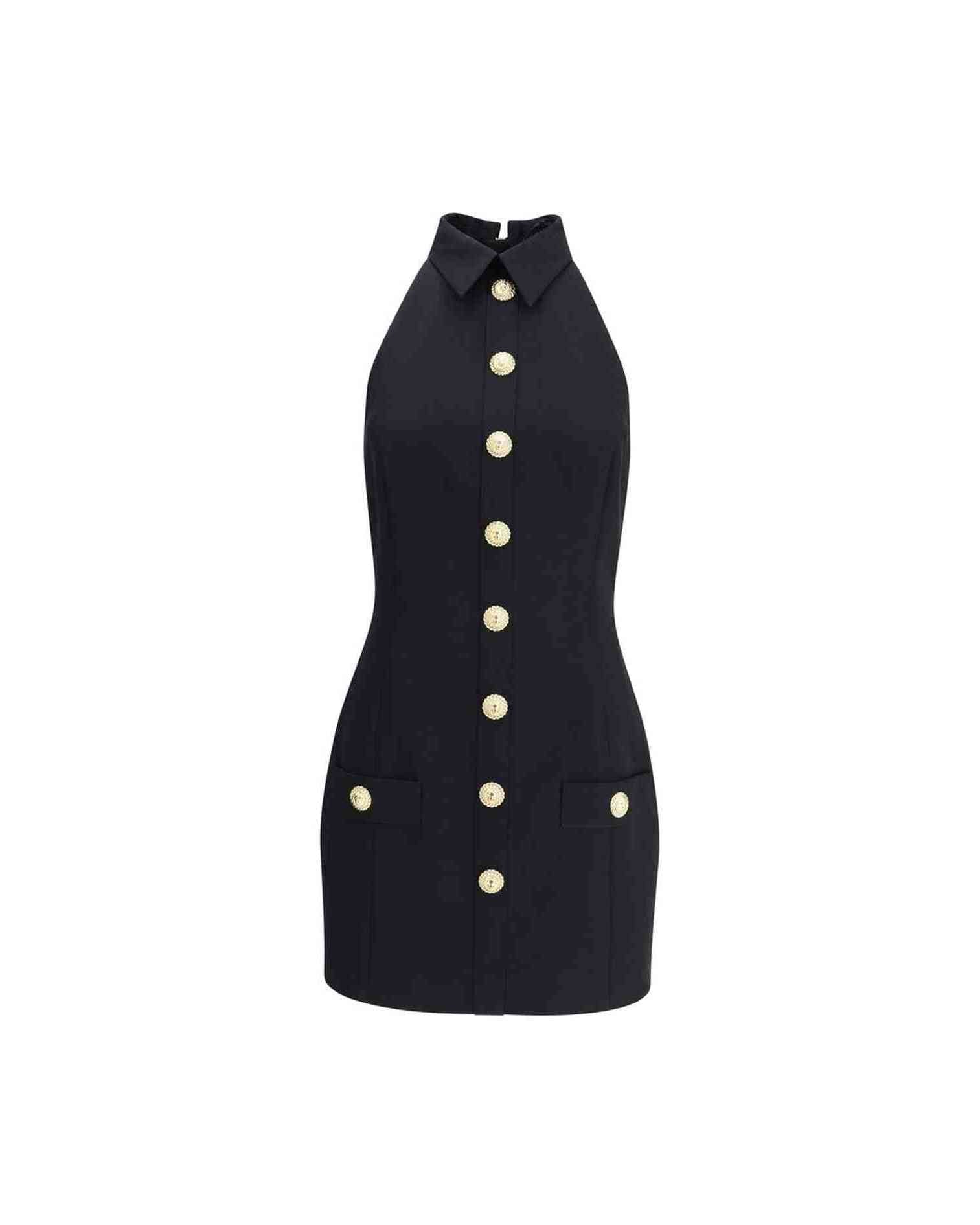 Balmain Sleeveless Short Dress Glam Steals