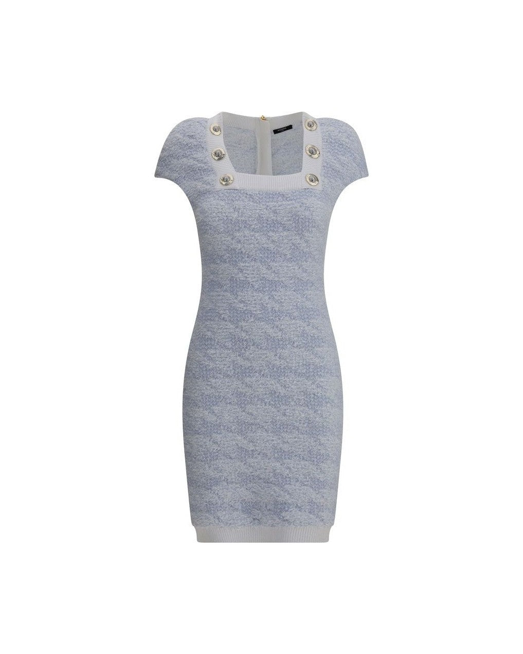 Balmain Stretch Midi Dress Glam Steals