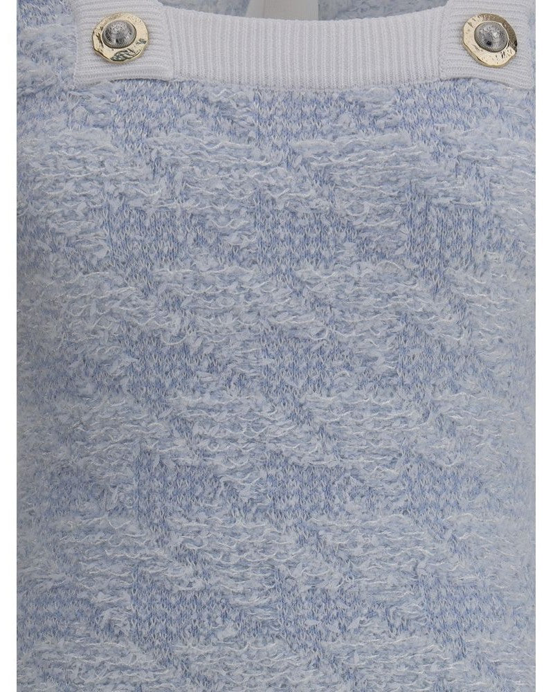 Balmain Stretch Midi Dress Glam Steals