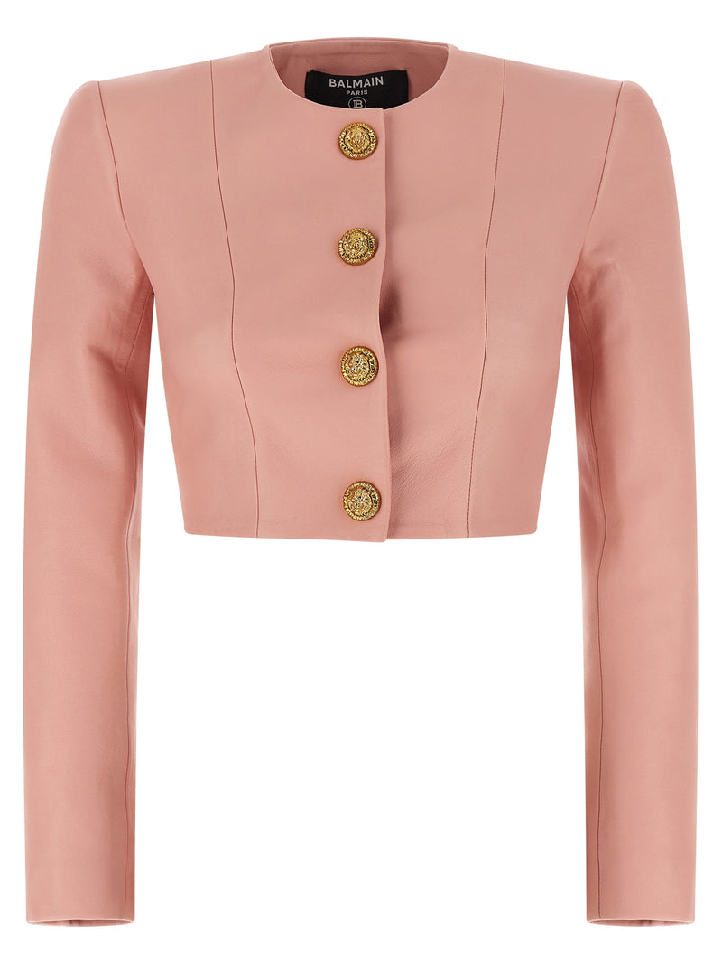 Balmain Testa Di Leone Bolero Blazer Glam Steals
