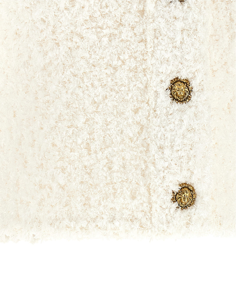 Balmain Tweed Cardigan Plumetis Glam Steals