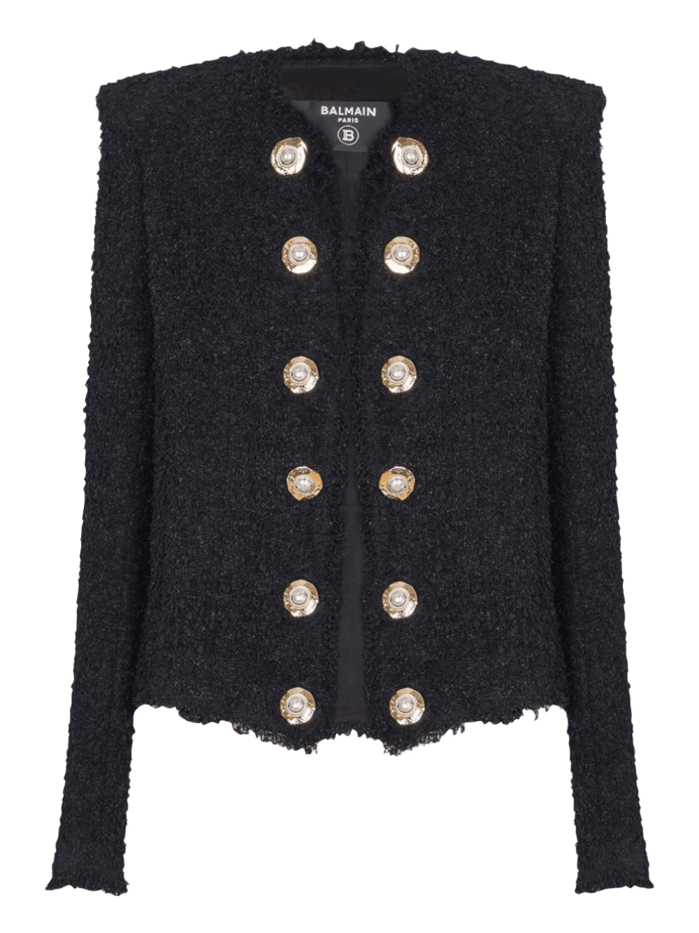 Balmain Tweed Edge To Jacket Glam Steals