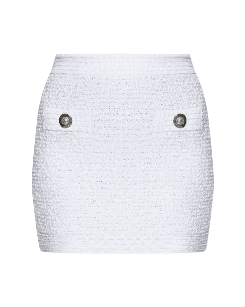 Balmain Tweed Mini Skirt Glam Steals