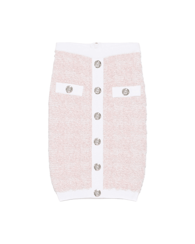 Balmain Tweed Pencil Skirt Glam Steals