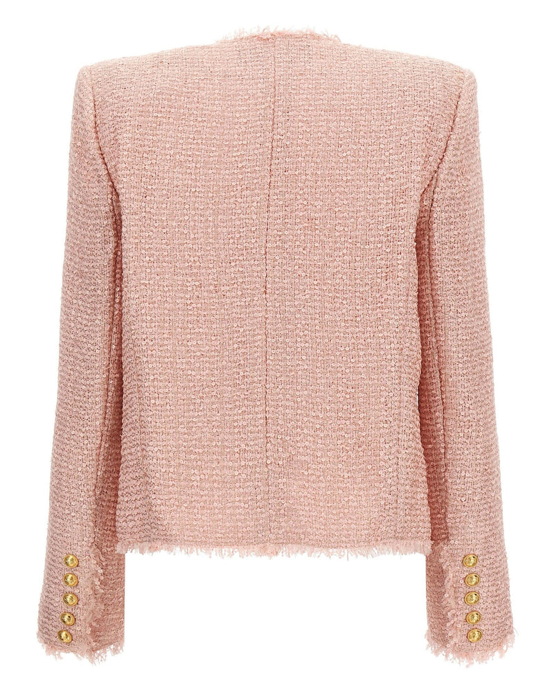 Balmain Tweed Sequin Blazer Glam Steals