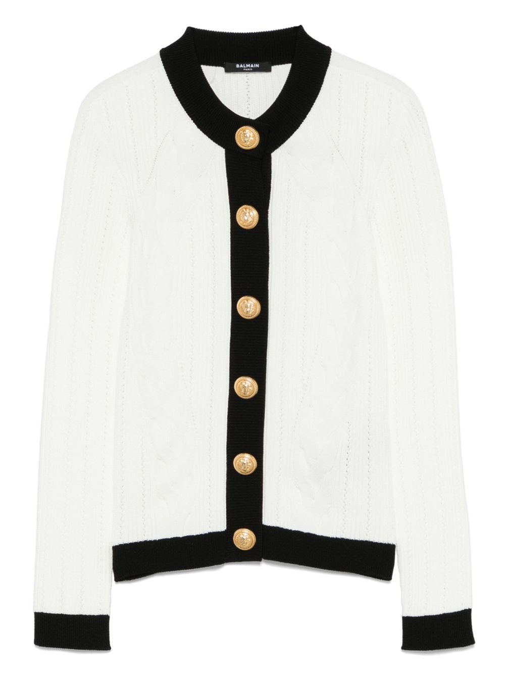 Balmain Two Tone Cardigan Glam Steals