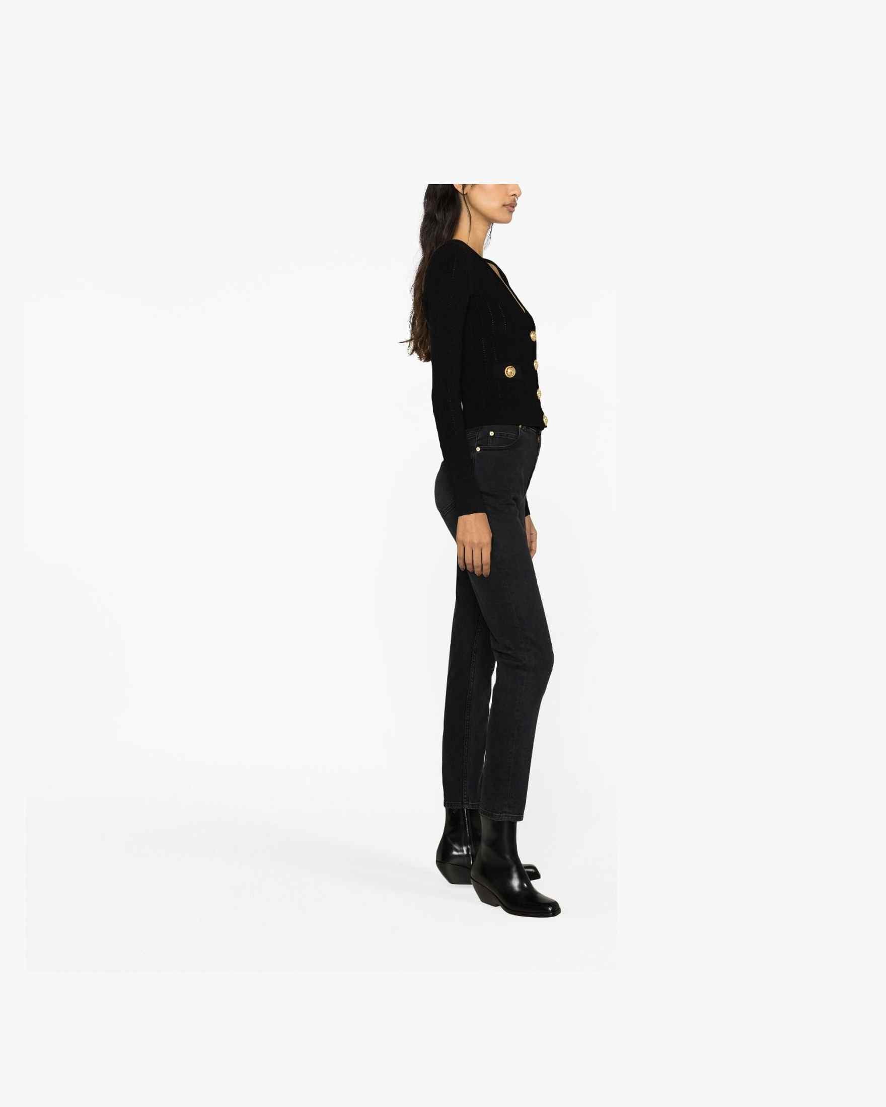 Balmain V Neck Cardigan Glam Steals
