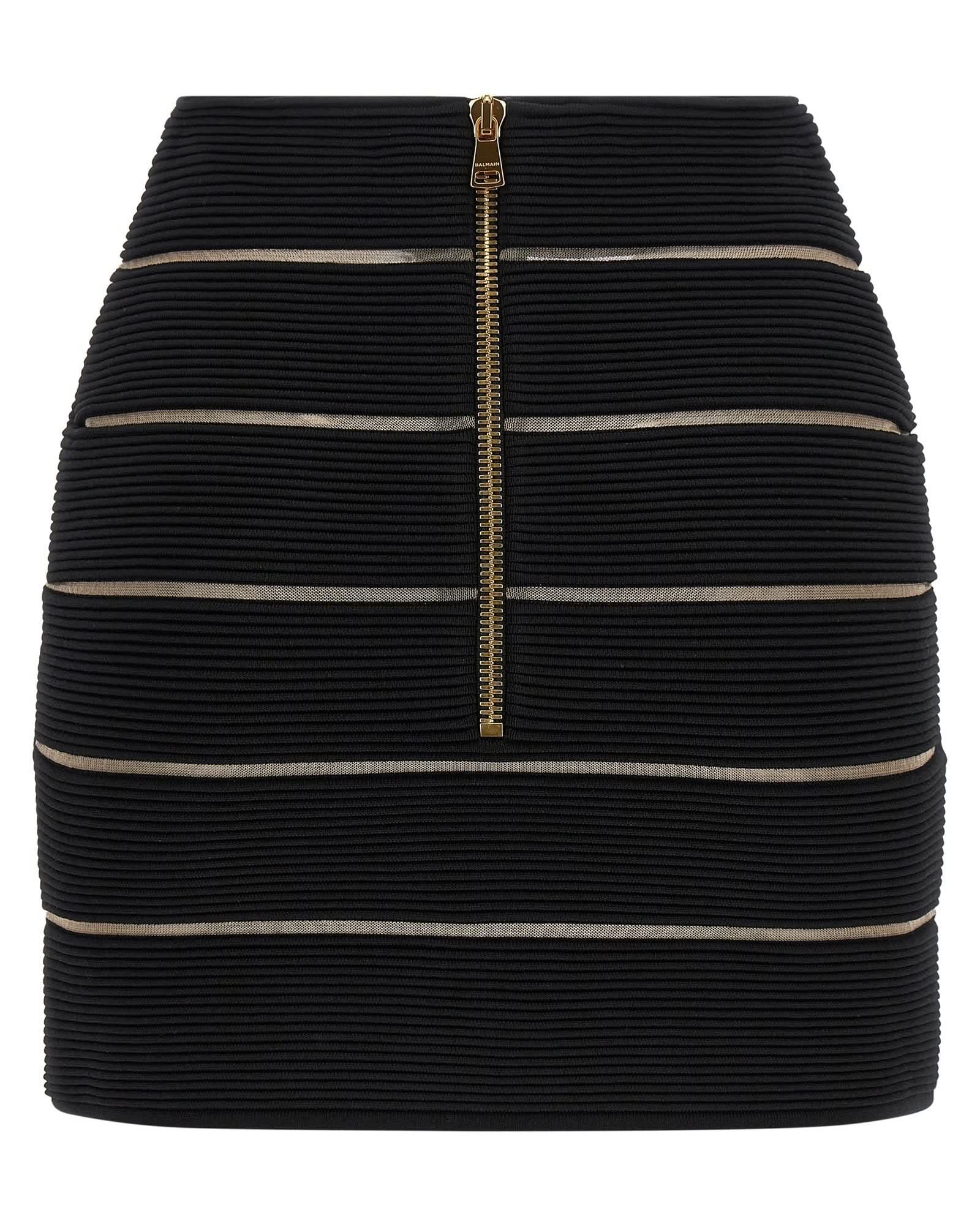 Balmain V Shaped Waist Skirt Glam Steals