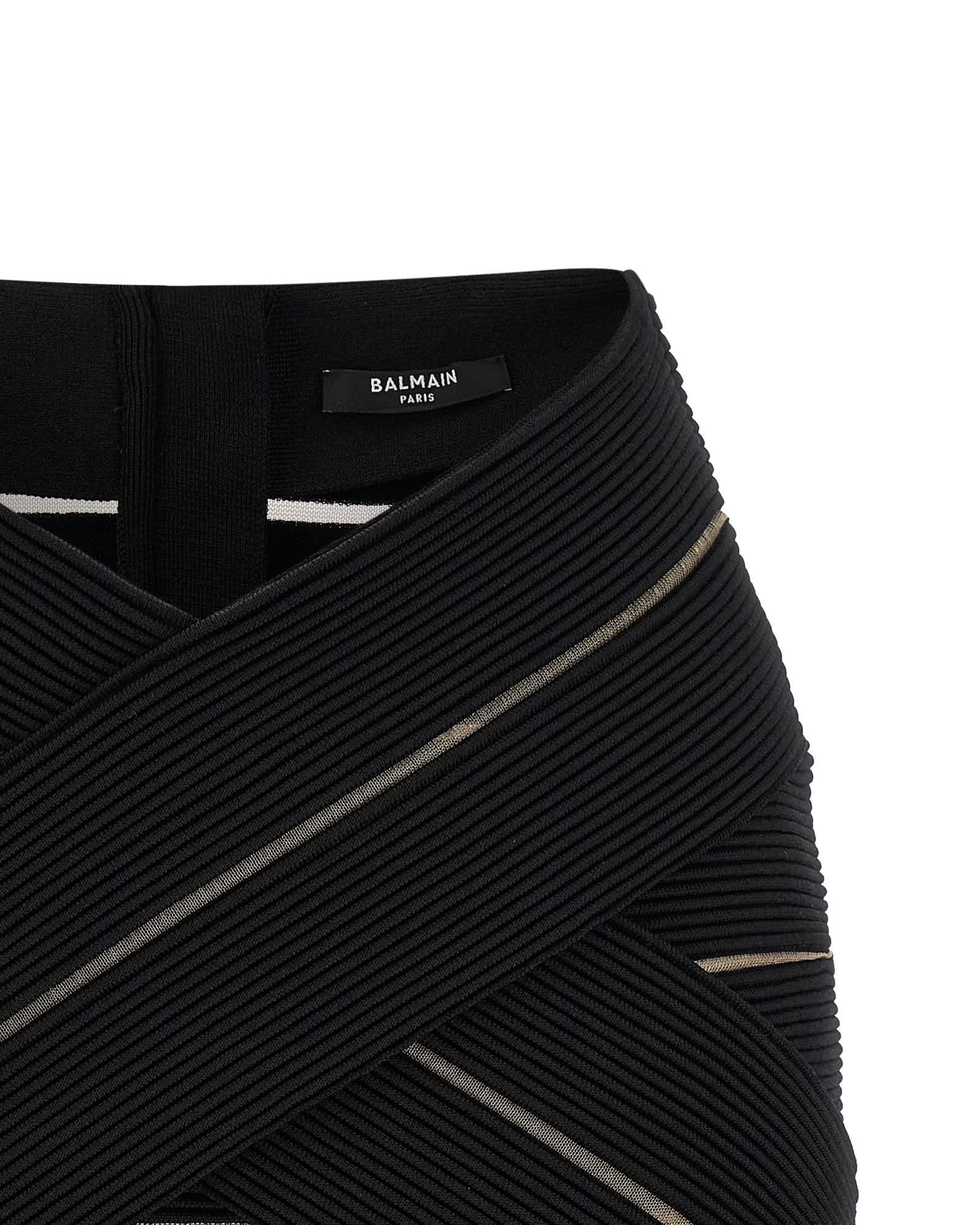 Balmain V Shaped Waist Skirt Glam Steals