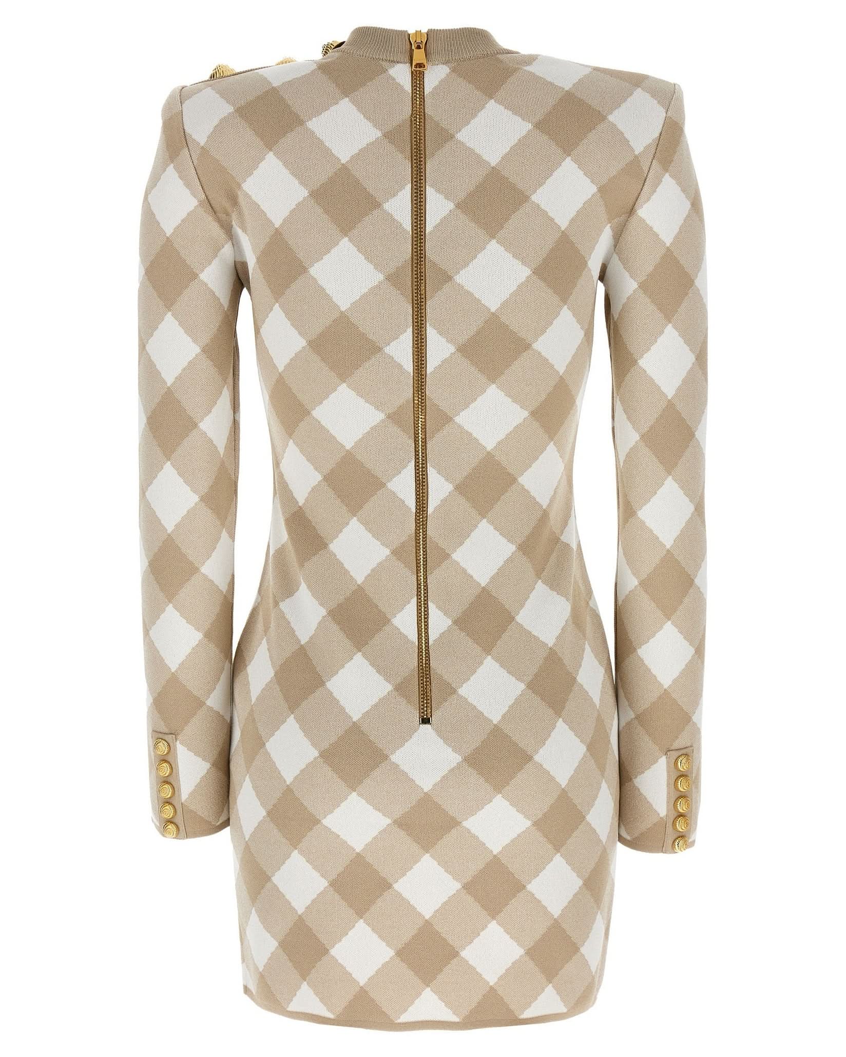 Balmain Vichy Dress Glam Steals
