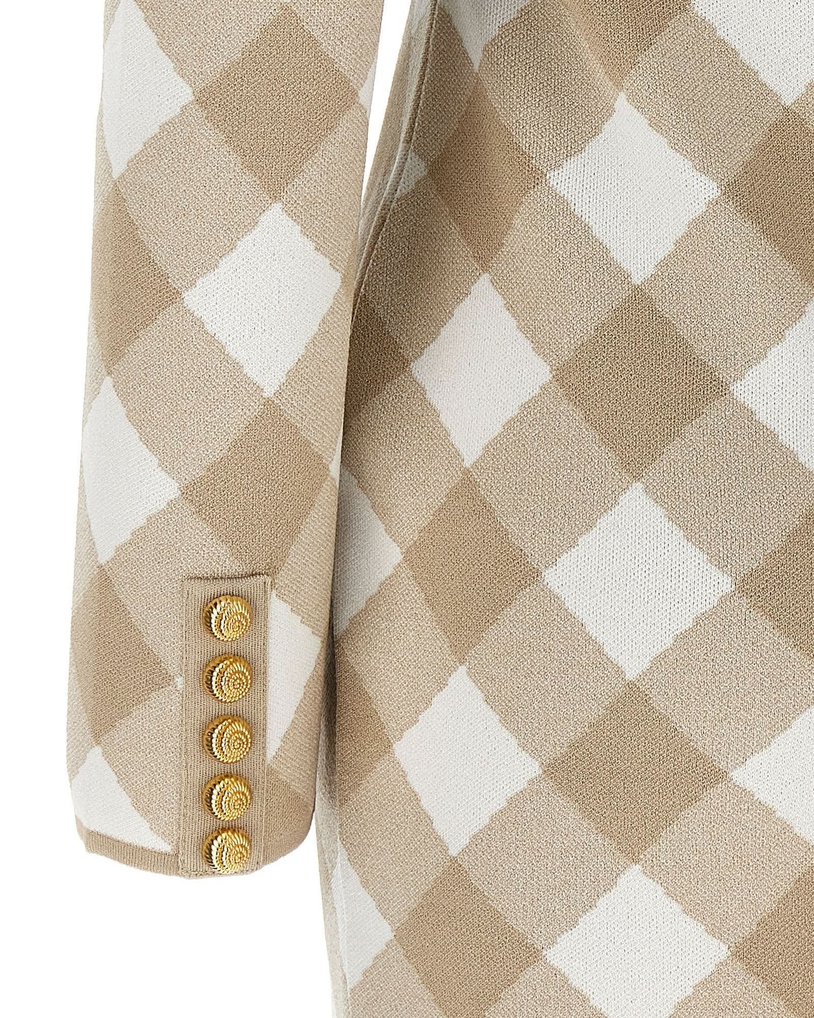 Balmain Vichy Dress Glam Steals