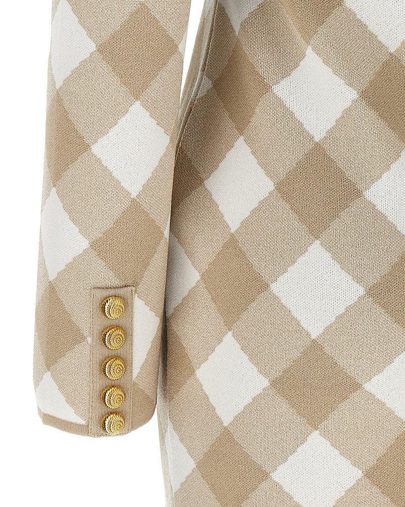 Balmain Vichy Dress Glam Steals