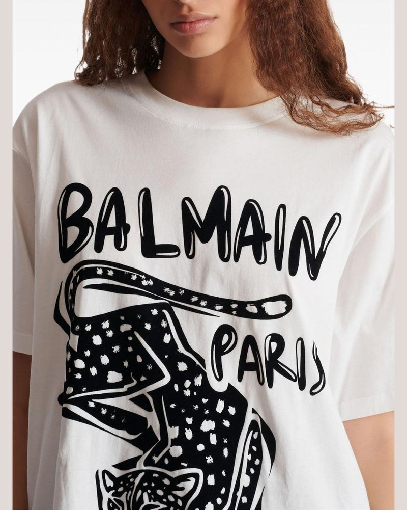 Balmain White T-shirt and Polo Glam Steals