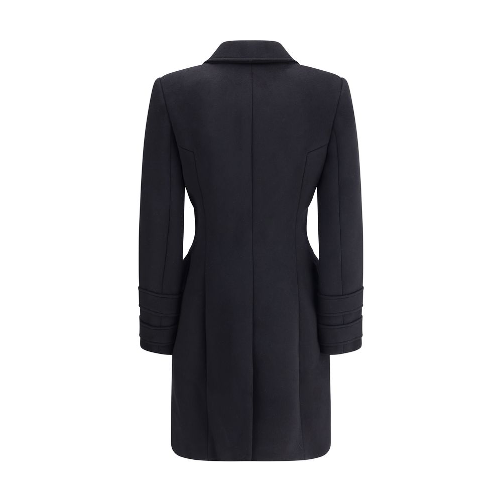 Balmain Wool and Cashmere Double Breasted Coat Glam Steals