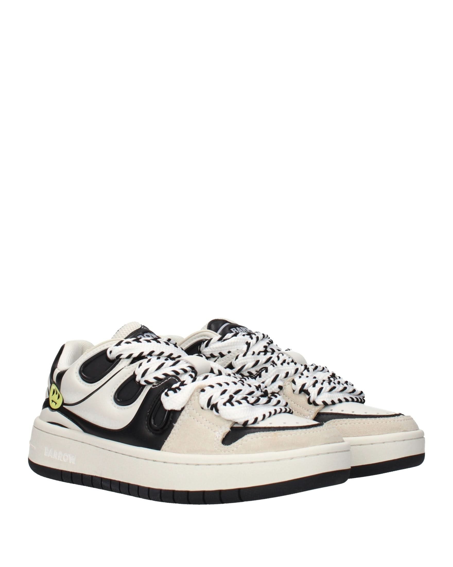 Barrow Beige Leather Sneakers Glam Steals