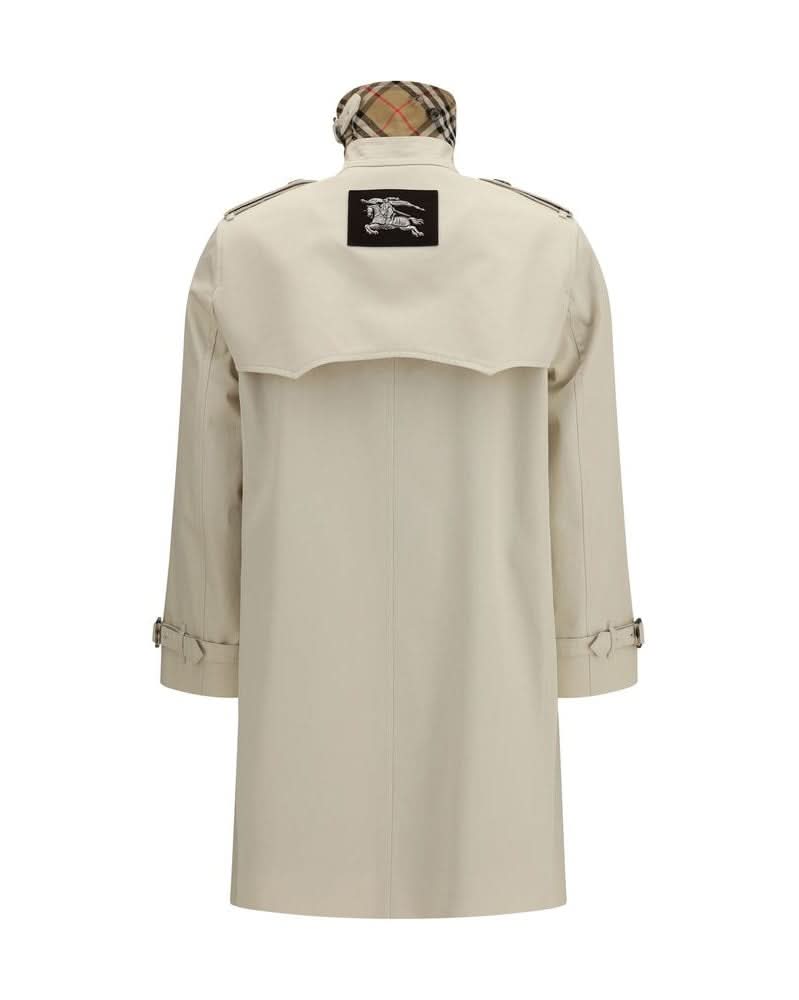 Burberry Beige Cotton Trench Coat Glam Steals