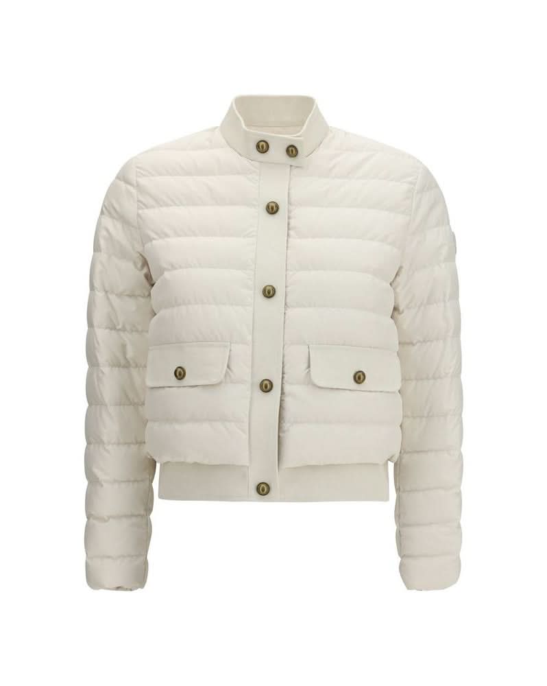 Beige Polyester Coat Glam Steals