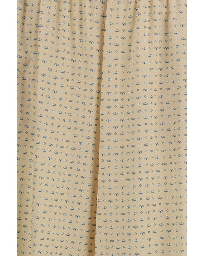 Ermanno Scervino Beige Silk Casual Pant Glam Steals
