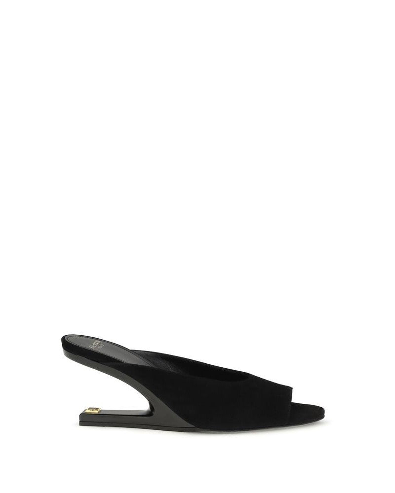 Balmain Black Mules Glam Steals